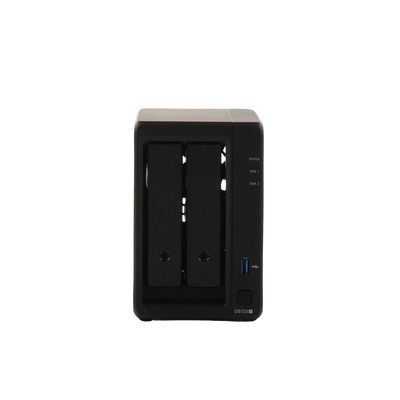 Servidor NAS de 2 Bahías (Expandible a 7 Bahías) / Hasta 126 TB / Servicio Nube Gratis (P2P) / Administración Remota y Respaldo Programado
