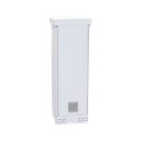 Gabinete para Piso, Capacidad, 31 Unidades de Rack, Doble puerta y Postes frontales e intermedios ajustables, Color Blanco, Se envía el Gabinete Armado.