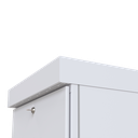 Gabinete para Piso, Capacidad, 31 Unidades de Rack, Doble puerta y Postes frontales e intermedios ajustables, Color Blanco, Se envía el Gabinete Armado.