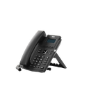 Teléfono IP / 2 Líneas SIP / Pantalla LCD 2.3" 132x64 / Audio HD G.722 y Opus / Conferencia 6 Vías / PoE 802.3af / Puertos Ethernet Duales 10/100 / Soporte EHS