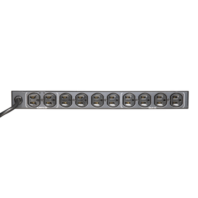 PDU para Distribución de Energía, Montaje en Rack, 11 salidas, Instalación Horizontal, de 19in, 1U, 15 Amp, 120 Vca