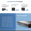 PDU para Distribución de Energía, Montaje en Rack, 11 salidas, Instalación Horizontal, de 19in, 1U, 15 Amp, 120 Vca