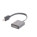 Adaptador HDMI a VGA / Resolución 1080P / Audio 3.5mm / Con Puerto Micro USB para Alimentación / Plug & Play / No Requiere Controlador / ABS / Flexible y Duradero