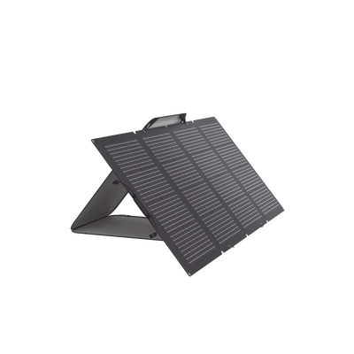 Módulo Solar Portátil y Flexible de 220W Recomendado para Estaciones Portátiles EFD330, EFD350 ó EFD500 / Ajuste de Ángulo / Carga Eficiente / Incluye Cable XT60 a MC4