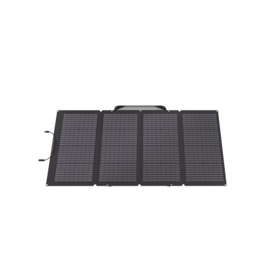 Módulo Solar Portátil y Flexible de 220W Recomendado para Estaciones Portátiles EFD330, EFD350 ó EFD500 / Ajuste de Ángulo / Carga Eficiente / Incluye Cable XT60 a MC4