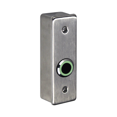 Interruptor IR NoTouch® de Acero Inoxidable, Montaje Delgado, Caja Posterior, Símbolo de puerta