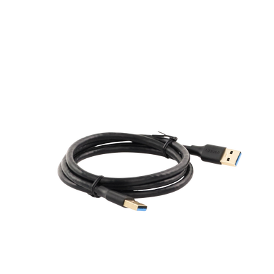Cable USB-A 3.0 a  USB-A 3.0 / 1 Metro / Macho a Macho / Conector Niquelado / Núcleo de Cobre Estañado / Blindaje Múltiple / Velocidad 5Gbps / No Requiere Controlador / Compatible con USB2.0 Y USB 1.1