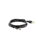 Cable USB-A 3.0 a  USB-A 3.0 / 1 Metro / Macho a Macho / Conector Niquelado / Núcleo de Cobre Estañado / Blindaje Múltiple / Velocidad 5Gbps / No Requiere Controlador / Compatible con USB2.0 Y USB 1.1