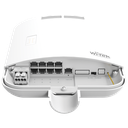Switch CCTV PoE para exterior / No administrable / Con 8 puertos 10/100 Mbsp PoE af/at / 1 Puertos Uplink 10/100 MBPS /  Presupuesto 120 W / Ideal para Aplicaciones de Videovigilancia