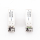 Transceptores Ópticos Bidireccionales SFP+ (Mini-Gbic) / Monomodo 1270 & 1330 nm / 10 Gbps / 1000BASE-BX / Conector LC/UPC Simplex / DDM / Hasta 40 km / 2 Piezas