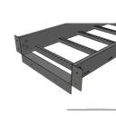 Conector de Escalera de Aluminio a Tablero (Caja) / Peralte 3 1/4" / Ancho 9" / Incluye Tornillería (CHCEC314X9AK)