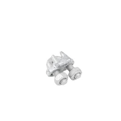 Nudo/ Perro/ Abrazadera Acero Forjado para Cable de 5/16", Galv. por Inmersión en Caliente.