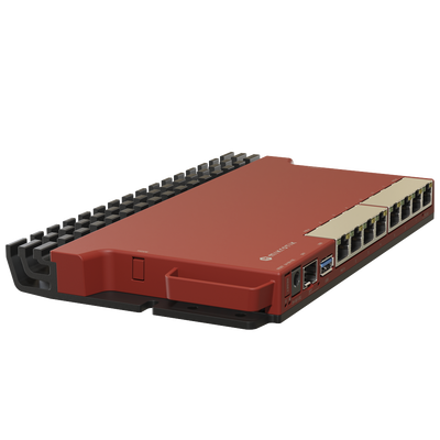 Router con CPU ARM / 8 Puertos GE / SFP 2.5G / montaje 1U