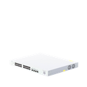 Switch Administrable Capa 3 con 24 puertos Gigabit PoE 802.3af/at + 4 SFP+ para fibra 10Gb, gestión gratuita desde la nube, 370w