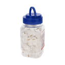Bote con 100 Piezas de Plug Modular RJ45 / Cat 5e / Chapado en Oro a 30 Micras / Sin Blindaje / Fácil Instalación / Uso Interior / Soporta Norma TIA-568B / Cumple con RoHS 2.0