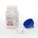 Bote con 100 Piezas de Plug Modular RJ45 / Cat 5e / Chapado en Oro a 30 Micras / Sin Blindaje / Fácil Instalación / Uso Interior / Soporta Norma TIA-568B / Cumple con RoHS 2.0