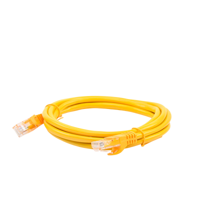 Cable de Parcheo UTP Cat5e - 2.0m. - Amarillo