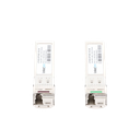 Transceptores Ópticos Industriales Bidireccionales SFP+ (Mini-Gbic) / Monomodo 1270 & 1330 nm / 10 Gbps / 10GBASE / Conector LC/UPC Simplex / DDM / Hasta 5 km / 2 Piezas