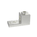 Terminal tipo Lengüeta Recta de Aluminio con Agujero 1/4", y Barril para Cable #14 - 2/0 AWG