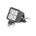 Luz de trabajo de 4 LED de 10 Watt, 12-24 Vcd, 800 lúmenes