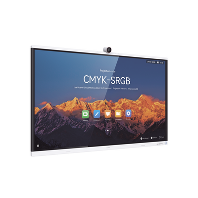 HUAWEI IdeaHub S2, Pantalla interactiva para Colaboración Inteligente, 86", 4K UHD, Harmony OS, Wi-Fi 6, Cámara inteligente, Funcionalidad BYOM.