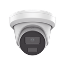 Turret IP 4 Megapixel / Lente 2.8 mm / Dual Light (40 mts IR + 40 mts Luz Blanca / DARKFIGHTER S / Microfono Integrado /  Exterior IP67 / WDR 130 dB /  4 Analíticos: AcuSense, Deteccion Facial, Conteo de Personas por Cruce y Zona
