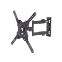 Montaje de Pared Articulado para Monitor de 32-55" / Soporta hasta 27.2 Kg / Vesa 400 x 400 / 100 x 100 / Acero / Separación a Pared de 5 cm a 40 cm