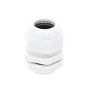 Conector Plástico Blanco Tipo Glándula para Rosca NPT 3/4"