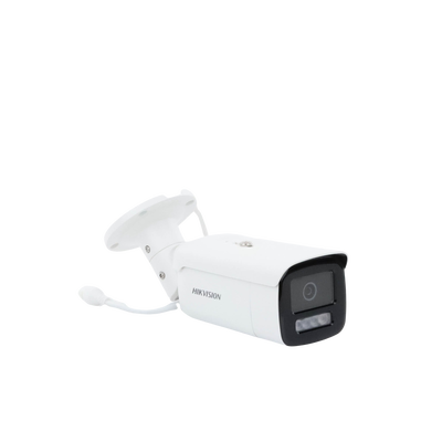 [Dual Light + ColorVu] Bala IP 8 Megapixel / Lente 4 mm / 60 mts IR + 60 mts Luz Blanca / Exterior IP67 /   WDR 130 dB / Videoanaliticos (Filtro de Falsas Alarmas) / Captura Facial / ACUSEARCH