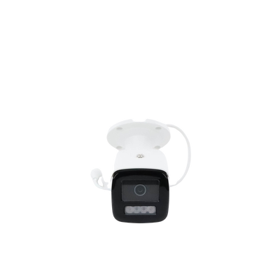 [Dual Light + ColorVu] Bala IP 8 Megapixel / Lente 4 mm / 60 mts IR + 60 mts Luz Blanca / Exterior IP67 /   WDR 130 dB / Videoanaliticos (Filtro de Falsas Alarmas) / Captura Facial / ACUSEARCH
