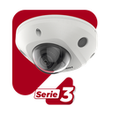 Mini Domo IP 4 Megapixel / Lente 2.8 mm / 30mts IR EXIR / Micrófono Integrado / Exterior IP67 / IK08 / PoE / DARKFIGHTER / Alarmas y Audio I/O / ONVIF / Micro SD / 4 Analíticos: AcuSense, Deteccion Facial, Conteo de Personas por Cruce y Zona