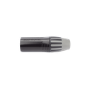 XLR conector de cable macho, carcasa enchapada en negro, contactos enchapados en plata