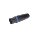 Speakon Conector de cable macho de 4 polos, carcasa negra, cable AWG10,  30A
