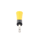 Conector Estéreo | 1/4in - Jack de 3.5 mm | Adaptador de Carcasa de Plastico