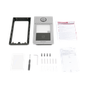 Videoportero IP 2 Megapixel / Llamada y Apertura Remota desde App Hik-Connect / PoE / Exterior IP65 + Antivandalico IK08 / 1 Departamento / Apertura con Tarjeta / Soporta 2 Puertas y hasta 6 Monitores