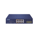 Switch PoE No Administrable de Escritorio, 2 Puertos Gigabit 802.3bt, 4 Puertos Gigabit 802.3at, 2 Puertos 10/100/1000, 2 Puertos SFP Gigabit.