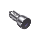 Cargador de Auto 52.5W | Puerto USB-A y USB-C | Carga Rápida | Compatible con Vehículos de 12 y 24 VCD | PD3.0 + QC3.0 | Chip Inteligente | Diseño Compacto Mayor Eficiencia Energética | Caja de Aluminio