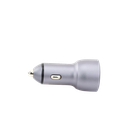 Cargador de Auto 52.5W | Puerto USB-A y USB-C | Carga Rápida | Compatible con Vehículos de 12 y 24 VCD | PD3.0 + QC3.0 | Chip Inteligente | Diseño Compacto Mayor Eficiencia Energética | Caja de Aluminio