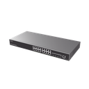 Switch Capa 3 PoE+ Administrable / 16 puertos 10/100/1000 Mbps + 4 Puertos SFP+ de 10 Gigabits / Hasta 240W / Compatible con GWN Cloud.