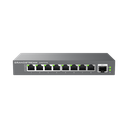 Switches de red Multi-Gigabit de 2.5G No Administrable / 8 Puertos RJ45 de 100/1000/2500Mbps / 1 puerto de fibra SFP+
