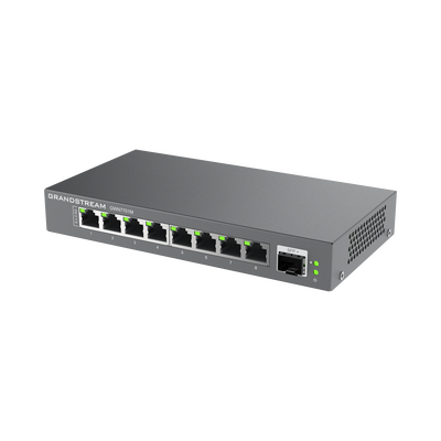 Switches de red Multi-Gigabit de 2.5G No Administrable / 8 Puertos RJ45 de 100/1000/2500Mbps / 1 puerto de fibra SFP+