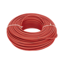 Cable Fotovoltaico Rojo / Cobre Estañado / 6 mm² (10 AWG) / 2000V / Rollo 100m / UL 4703 y TUV