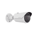 Camara Bala IP 8MP con funciones IA / Lente Motorizado 3.2 a 10.2 mm / WDR 120dB / H.265 / RanuraSD / Protección IP66 IK10 / IR 30m