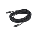 Cable XLR | 3 polos | Conector Hembra-Macho | Serie M | Carcasa Negra | Contactos Dorados | Ideal para Microfonía | Longitud 10m