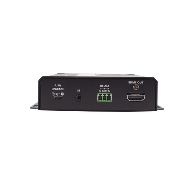 Receptor HDMI HDBaseT-Lite con PoH | 4K a 35 m (Cat 5e/6) / 40 m (Cat 6a/ATEN 2L-2910 Cat6); 1080p a 60 m (Cat 5e/6) / 70 m (Cat 6a/ATEN 2L-2910 Cat6) | HDBaseT Clase B | PoH PD |