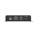Extensor de Video HDMI | Fibra Óptica SM | Resolución 4K | 10Km | Audio Estéreo, Infrarrojo, RS232 | USB 2.0