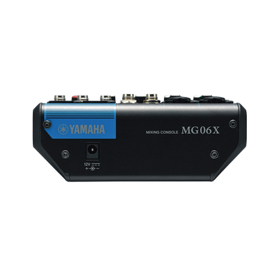 Mezcladora de Audio | 6 Canales | 2 entradas de micro/6 de línea (2 mono + 2 estéreo) | Efectos Integrados | Alimentación Phantom