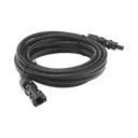 Cable Fotovoltaico 2.5 m, Negro, Calibre 10 AWG con Terminales MC4 en Ambos Extremos