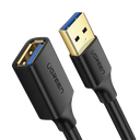 Cable Extensor USB 3.0 / 3 Metros / Macho-Hembra / 5 Gbps / Ultra Durabilidad / Núcleo de cobre estañado 28/22 AWG / Blindaje interior múltiple / Ideal para teclado, mouse , etc.
