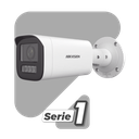 Bala IP 4 Megapíxel / Lente Motorizado 2.8 a 12 mm / Dual Light (50 mts IR + 50 mts Luz Blanca) / ACUSENSE Lite / Microfono Integrado / Exterior IP67 / WDR 120 dB / PoE  / Micro SD / Alarmas I/O